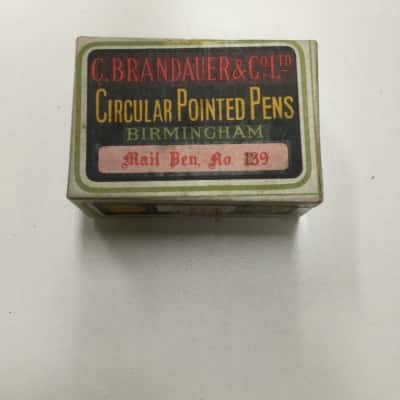 Vintage C. Brandauer & Co Ltd pen nibs No.139