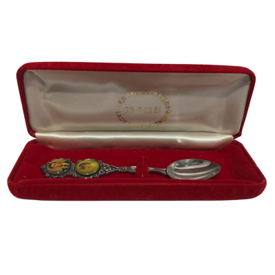 Charles & Diana Silver Plated Spoon 1981  