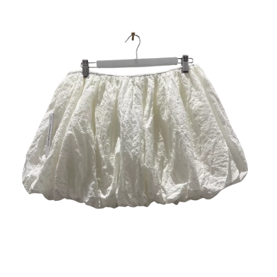 Princess Polly Womens  Size 14 Midi Skirt White 