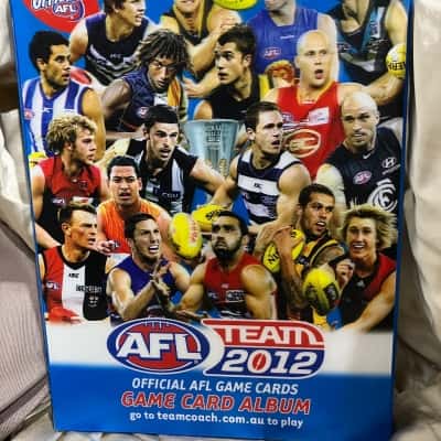 AFL Team 2012 Official AFL game cards +Album