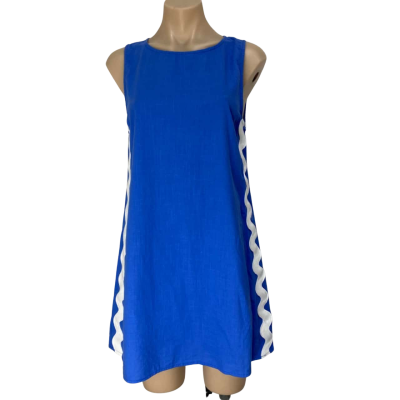 Mister Zimi Womens Size 10 Blue mini Dress