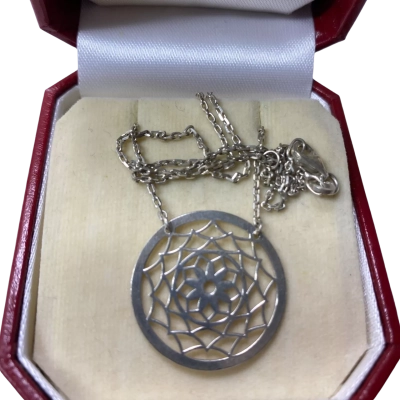  Womens Stirling Silver Necklace 