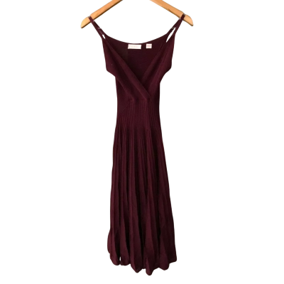 Sass & Bide Womens  Size XXS Burgandy Dress