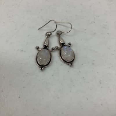 Women’s Moonstone Sterling Silver Earrings