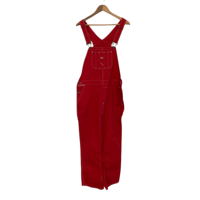 Dickies Mens  Size L Overalls Red 
