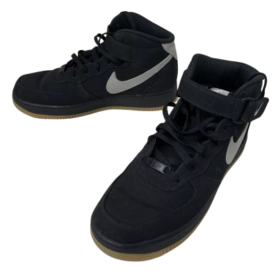 Nike Mens Air Force 1 Mid Black Size 11 Sneakers Black  / Grey 