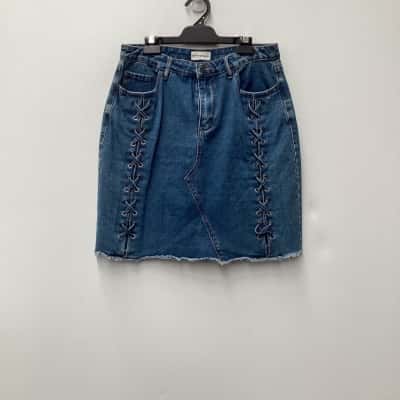 Grab DENIM Womens  Size 30 Skirt Blue