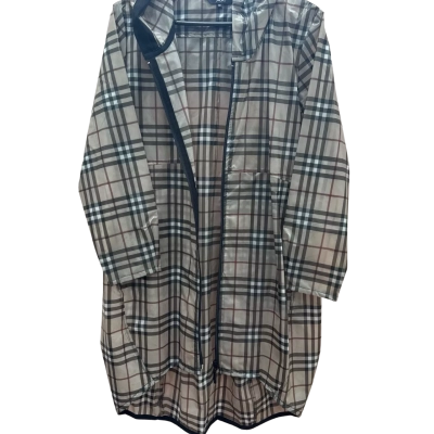 Motto Womens  Size 14 Rain Jacket Checkered 