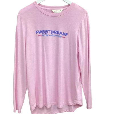 Peter Alexander Womens  Size M Pyjama Top Pink  