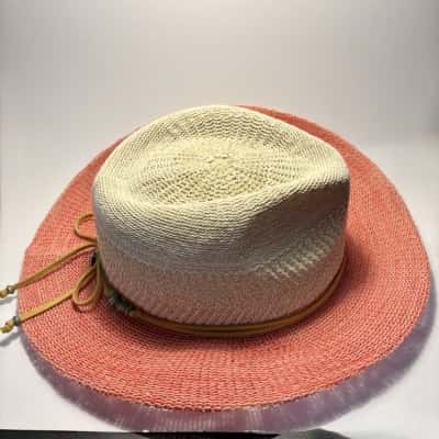 Kooringal 58cm  Womens Hat Beige / Coral 