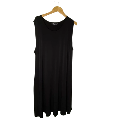 Taking Shape Womens  Size M Midi Dress Black  
