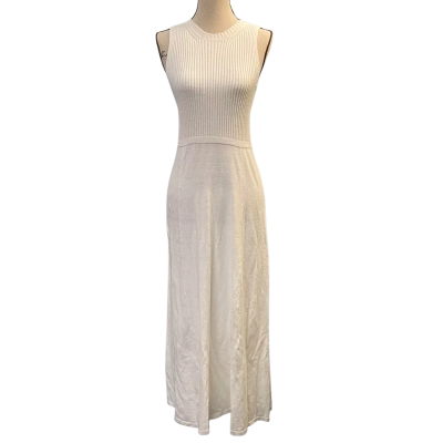Witchery Womens Size XS Bodycon/Maxi Dress Off White