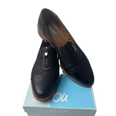 Zazou Size 38 Black Leather shoes 