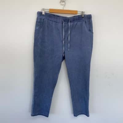Maglia Blue Embellished Denim Pants  Size 16 