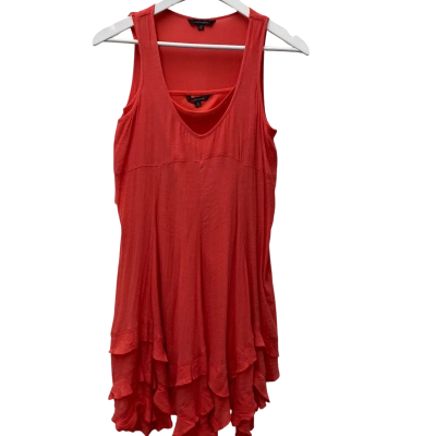 Portmans Womens  Size 8 Shoestring Strap Dress Orange 