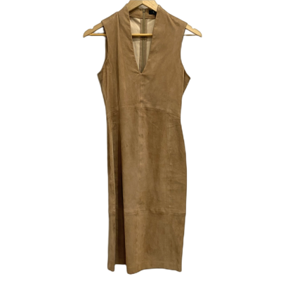 Reiss Womens  Size 8 Bodycon Dress Beige 