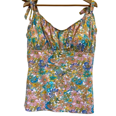  Womens  Size 22 Tankini Top Floral Capricosa