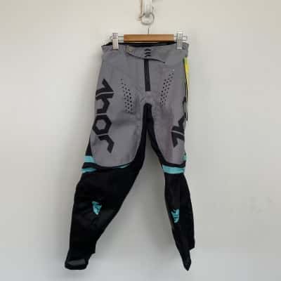 Thor Kids Grey Youth Pulse Bike Pants Size 22 