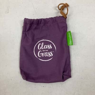 Glass On The Grass Set Of 4 Glass Slide Coasters