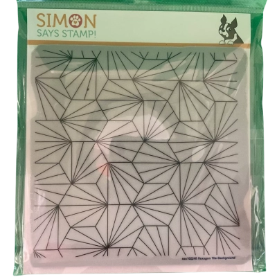 New Simon Says Stamp HEXAGON TILE BACKGROUND Cling Stamp 