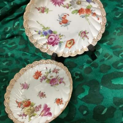 Dresden Trinket/Butter Dishes