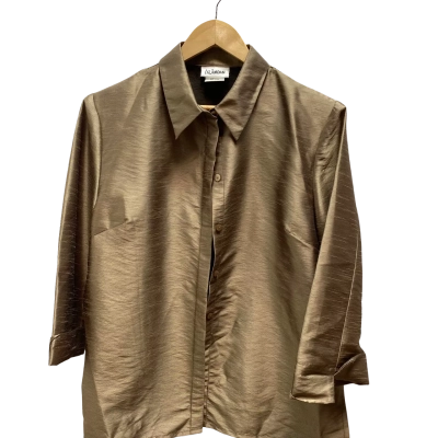 Liz Jordan Womens Jacket  Size L Gold / Green / Olive 
