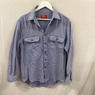 RM Williams Mens  Size S Long Sleeve Shirt Blue 