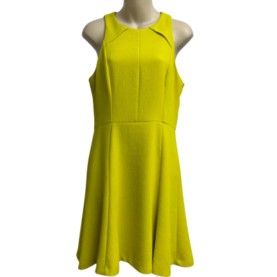 Cue Size 10 Yellow Dress 