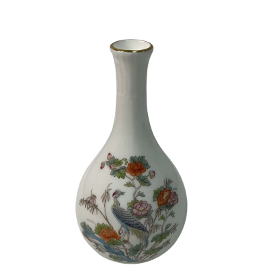 Wedgwood Kutani Crane Bud Vase