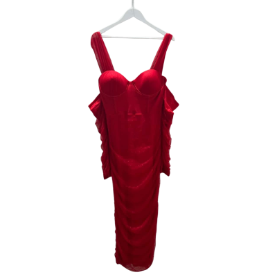 Alamour the Label Women's Size XL Red Jourdan Dress