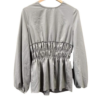 Modelle Khaki Green Ruched Blouse Size 10
