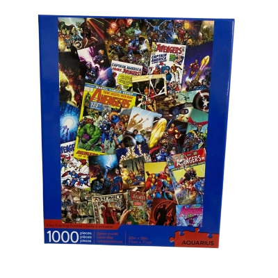Marvel Avengers Comic Book Covers 1000 Piece Puzzle