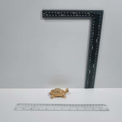 Vintage Metallic Turtle Trinket Dish Holder 