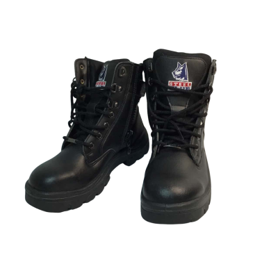  Womens  Blue Steel Size 8 Boots Black  