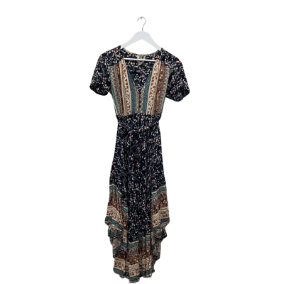 Jaase Size XS Beautiful boho-style Floral Multicoloured Dress