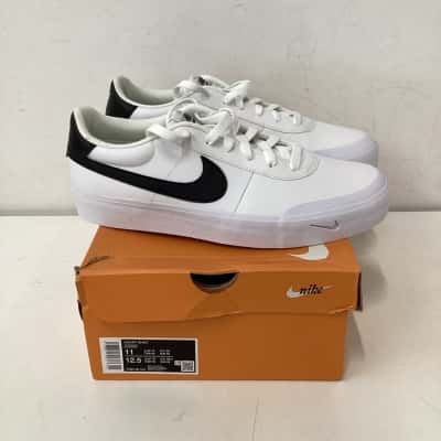 NEW - Nike Court Shot Shoes White/Black - Size EUR 45