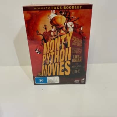 The Monty Python Movies - 4 pack -12 page booklet - original sealed packet