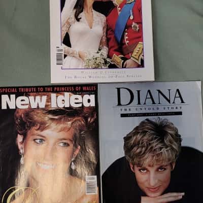 Vintage Magazine Lot: "Diana: The Untold Story (Part One)" - Sunday Mail & "New Idea: Special Tribute to the Princess of Wales (1961-1997)"