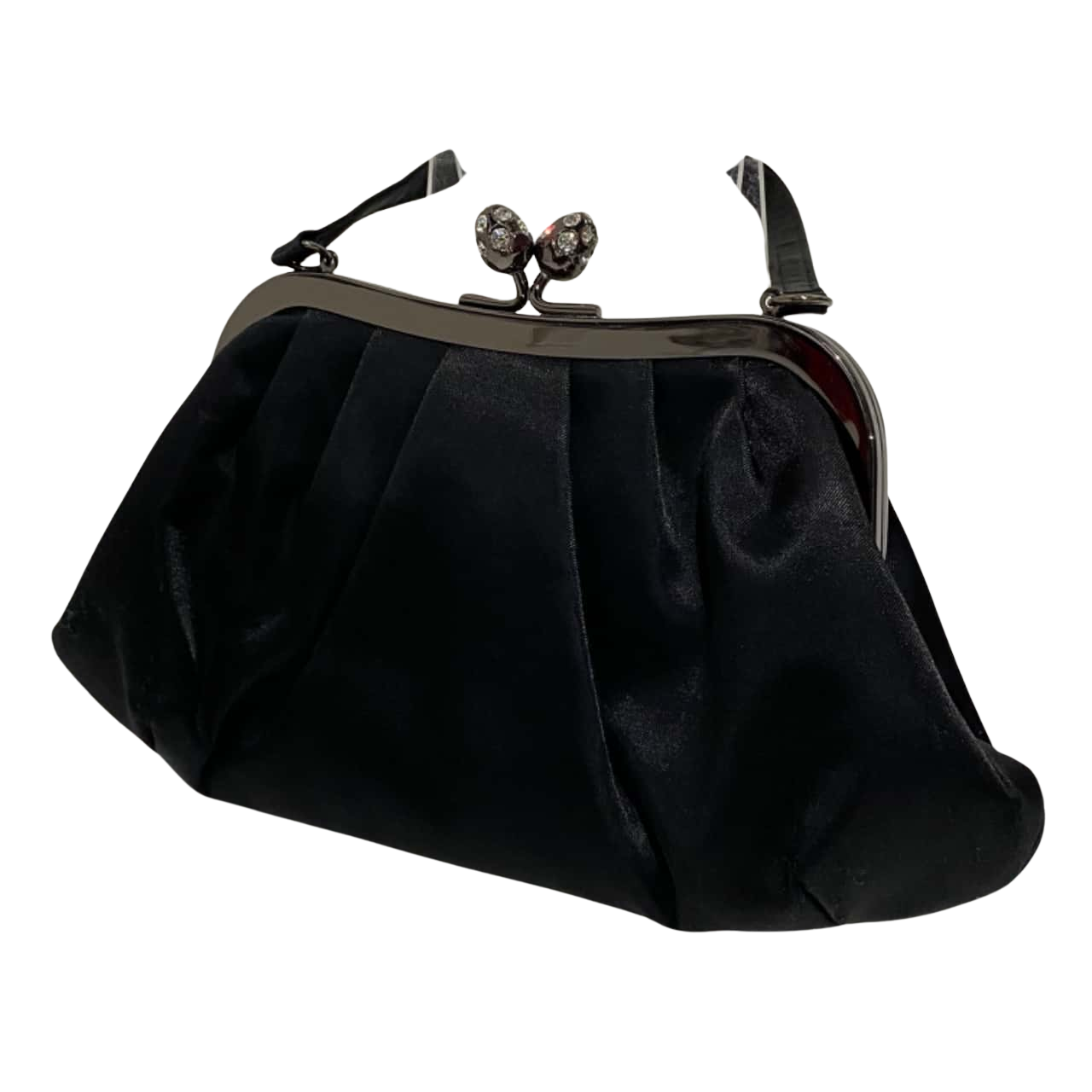 Womens OLGA BERG Black Clip Purse (s)