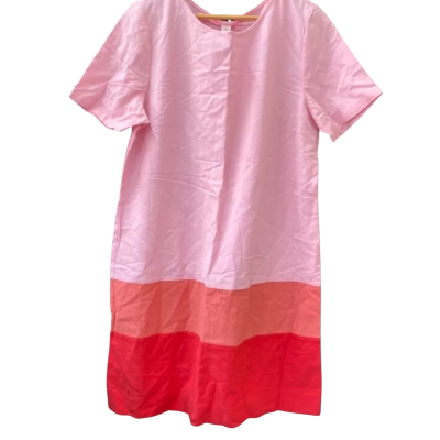 Elm Lifestyle Red Rosie Panel Dress Ombre Pink Size 14 BNWT