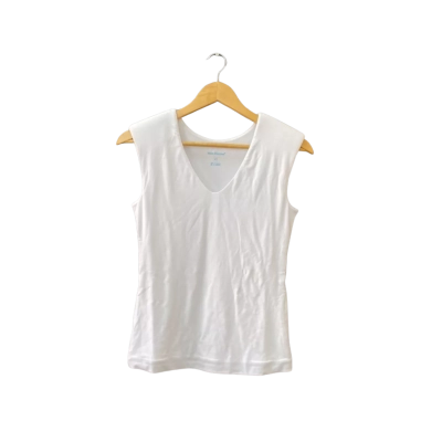 Blue Illusion Size XS Sleeveless Top White BNWT