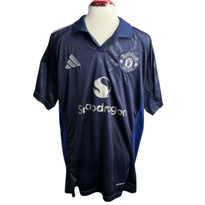 Adidas Mens  Size XL Short Sleeve Shirt Blue 