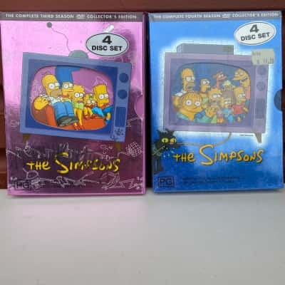 The Simpsons Complete 3rd and 4th Seasons Collectors Edition Box Sets
