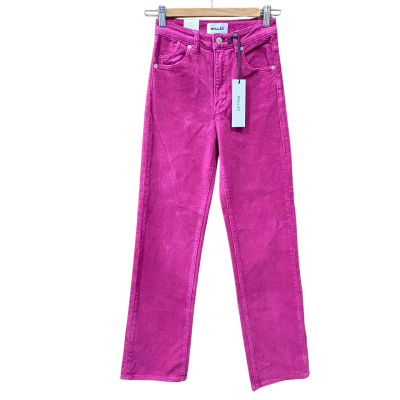 Rolla’s Magenta Corduroy High Rise Pants Size 6