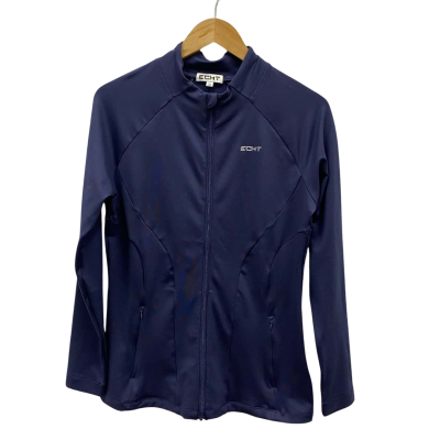 Echt Women's Long Sleeves Jacket Size M Navy Blue 