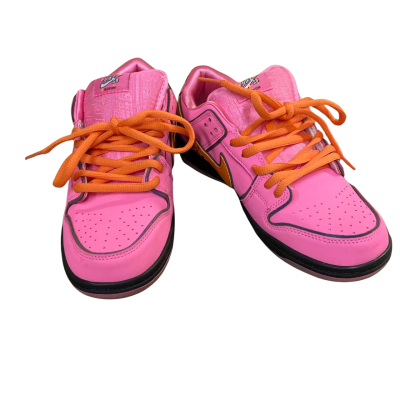 NIKE x Powder Puff Girls SB Dunk Low "Blossom" Sneakers, Size UK7.5 / EU 42/US 8.5