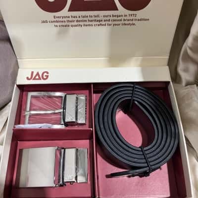 Jag Mens Buckle/Belt Set Black  