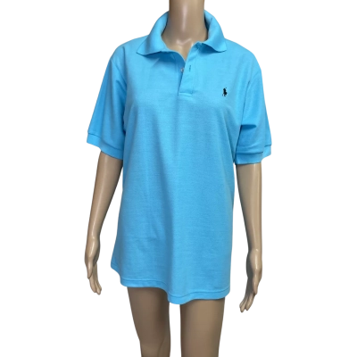  Mens  Size L Polo Shirt Blue 