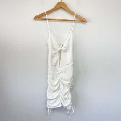 Outcast Exclusive White Blair Dress Size S 