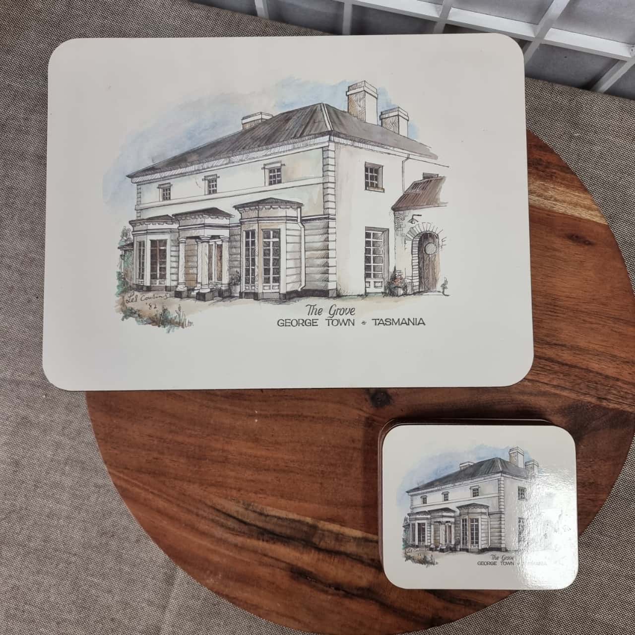 Jason Historic Tasmania Vintage set of 6 Placemats and Coasters